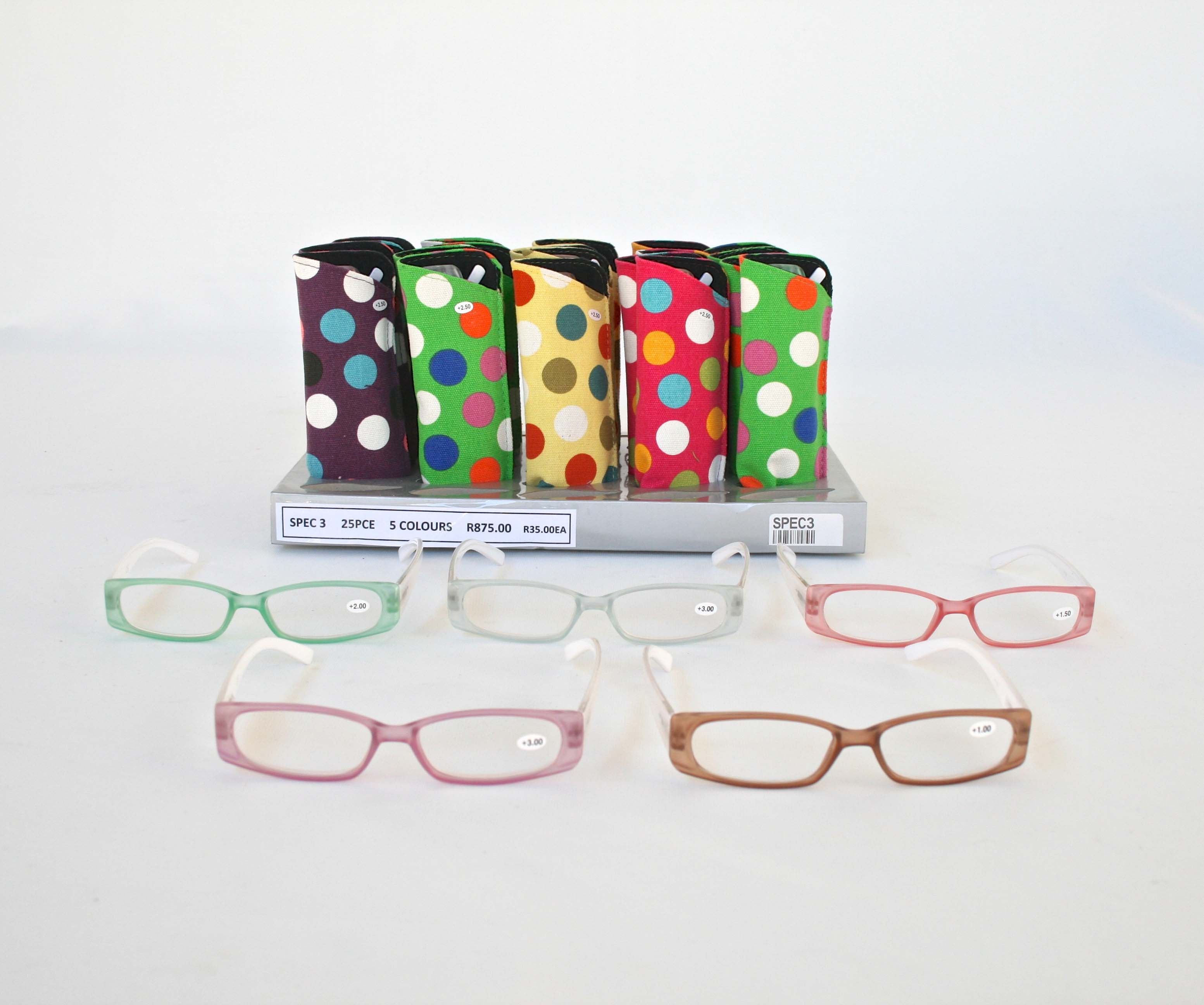 25PC 5 COLOURWAY READER/SPOT CASE