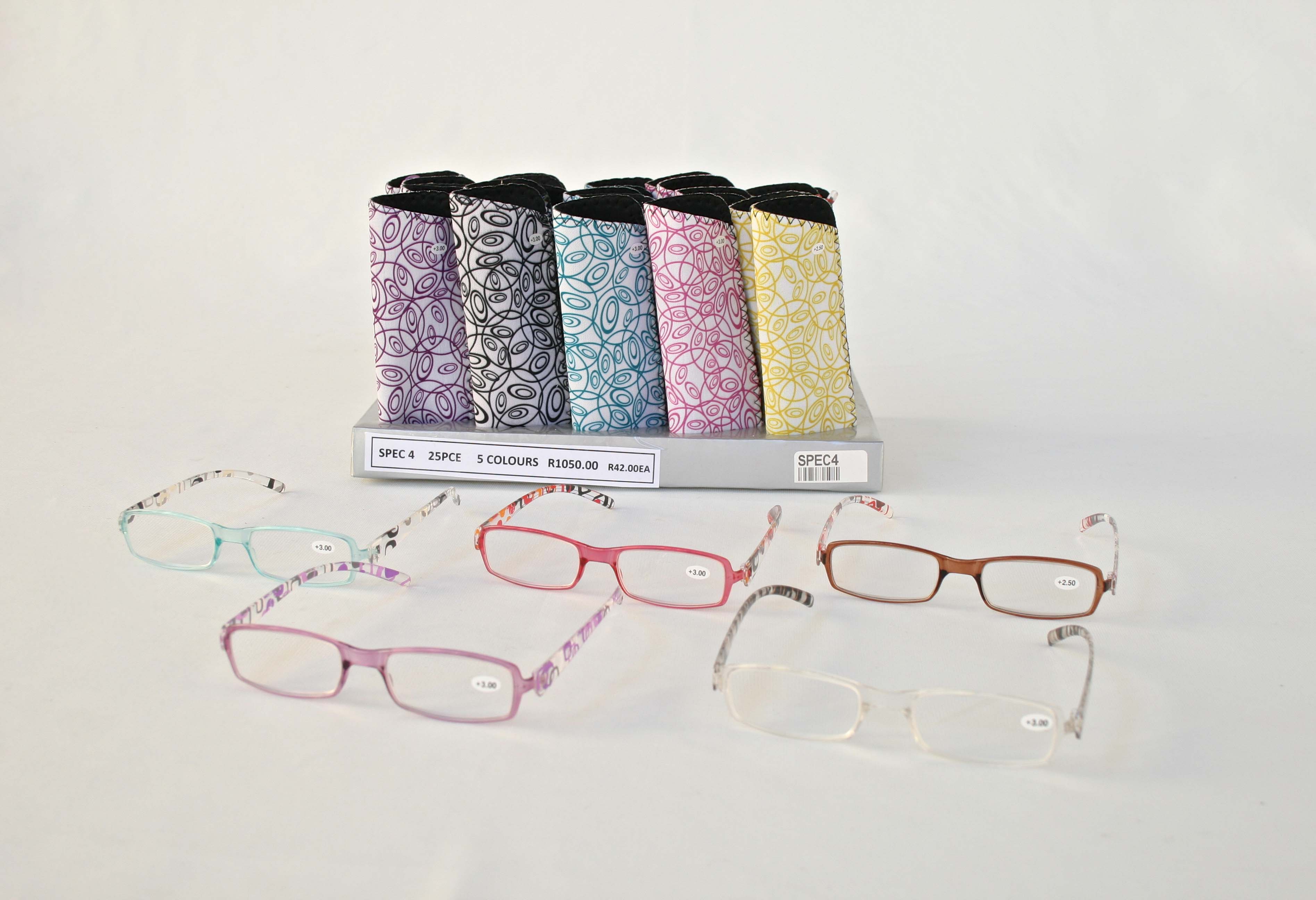 25PC SPIRAL 5 COLOURWAY READER/CASE