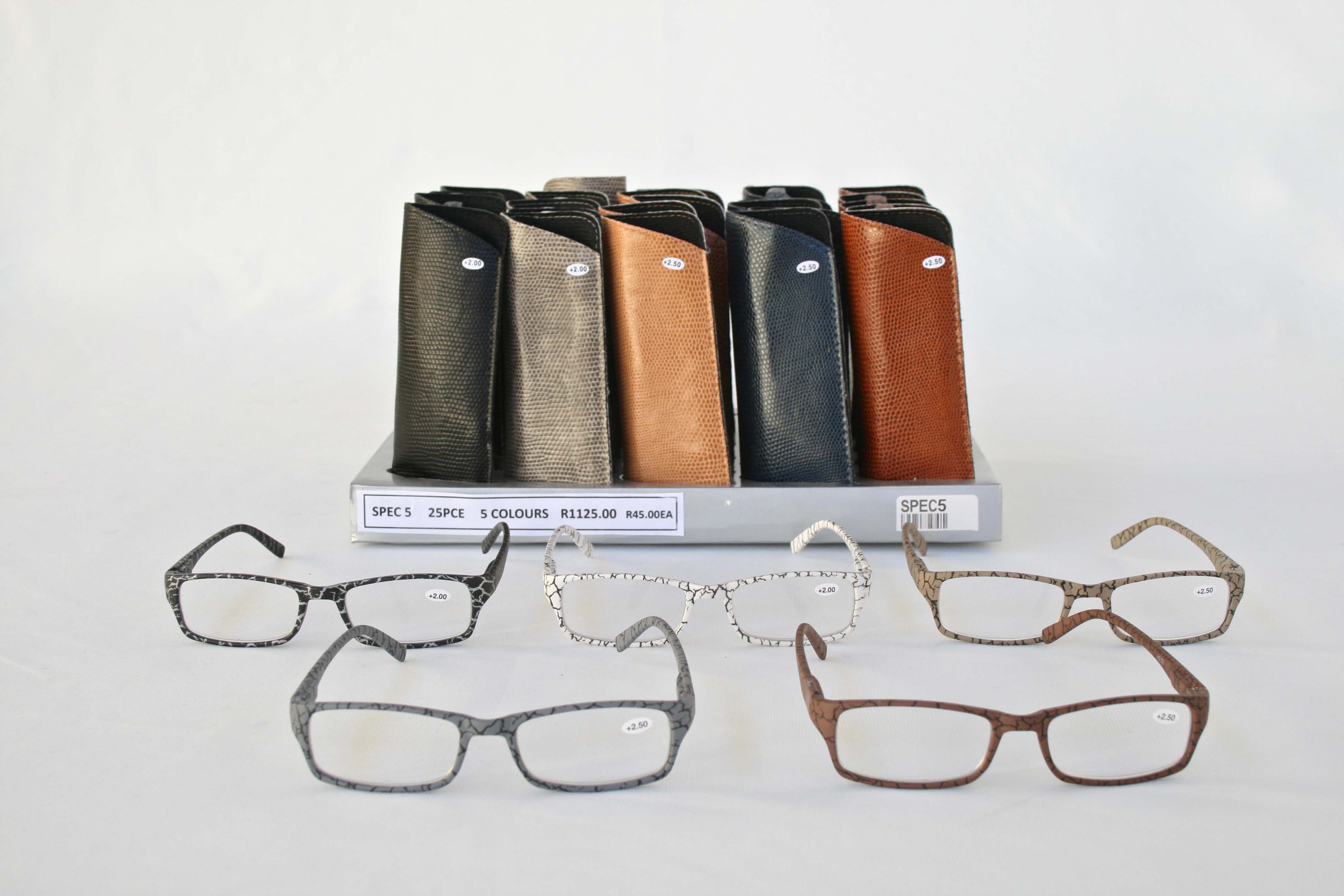 25PC TWIRLY 5 COLOURWAY READER/CASE