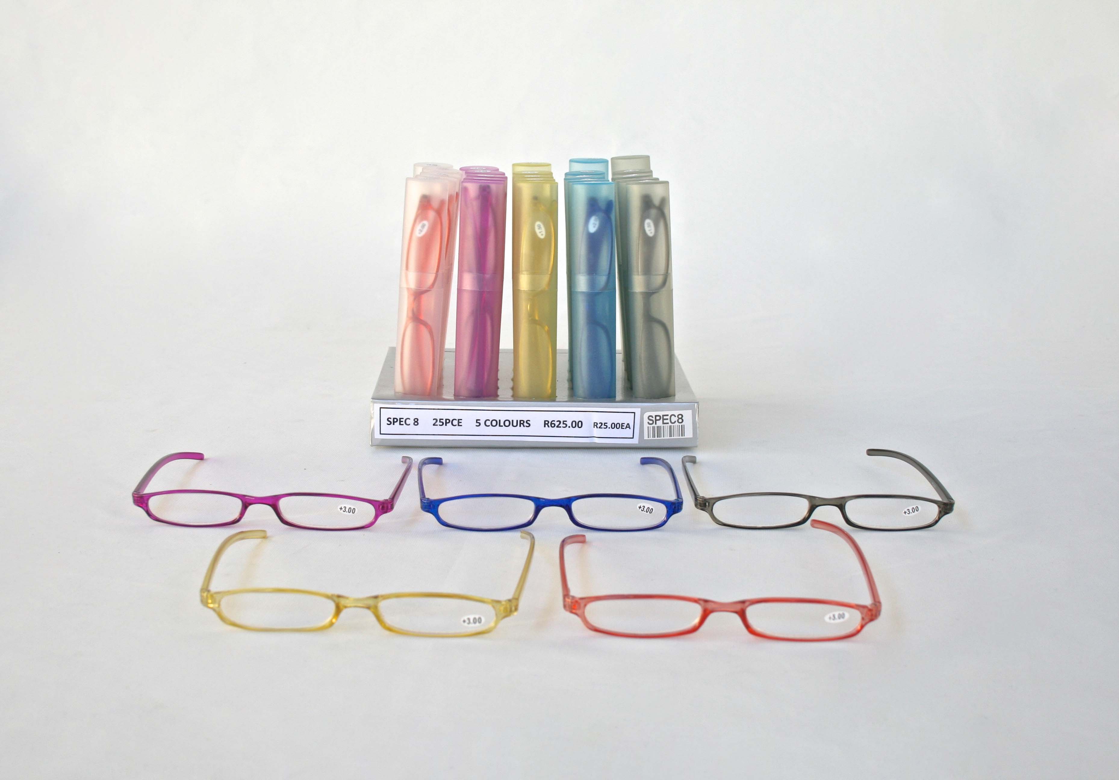 25PC NARROW COLOURWAY READER/TUBE