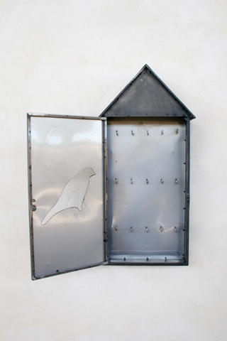 Metal Bird Key Box