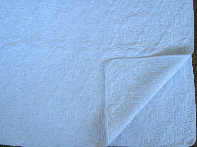 White Tree Pattern Quilt
