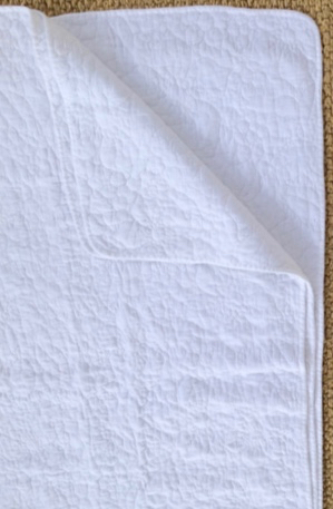 White Sandwashed Quilt