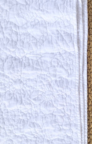 White Sandwashed Quilt