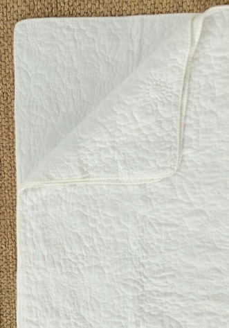 Cream Sandwashed Quilt
