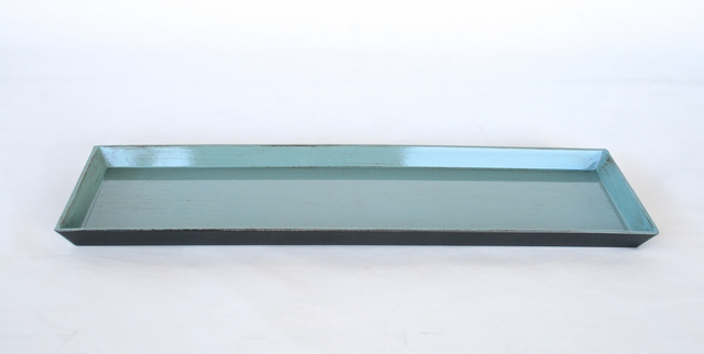 Teal Long Narrow Tray
