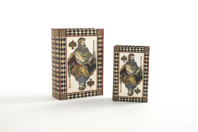 S/2 King Sparkle File Boxes