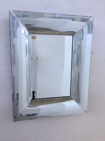 Rectangular Curved Mirror Frame