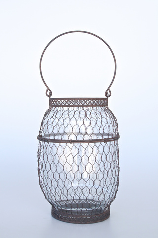 Wire Mesh Candle Holder