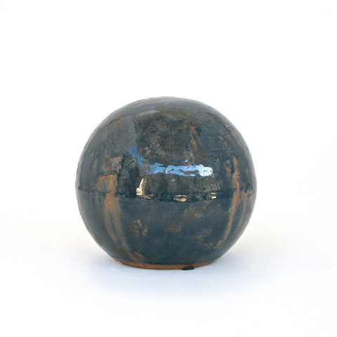 BLUE CERAMIC BALL   18X23