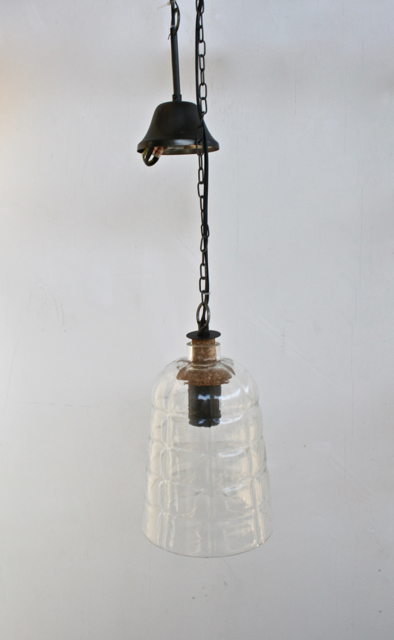 Med. Glass Hanging Electric Shade