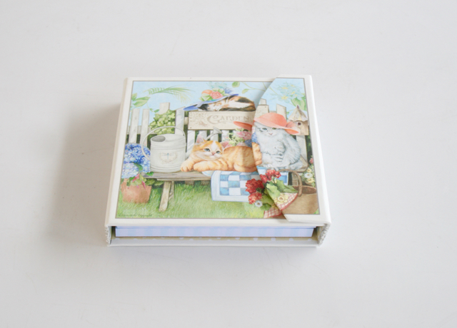 Cat Design Small Double Notebook