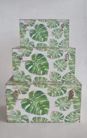 Set Of 3 Trunks Delicious Monster