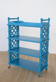 4 Tier Chinese Book Shelf On Wheels