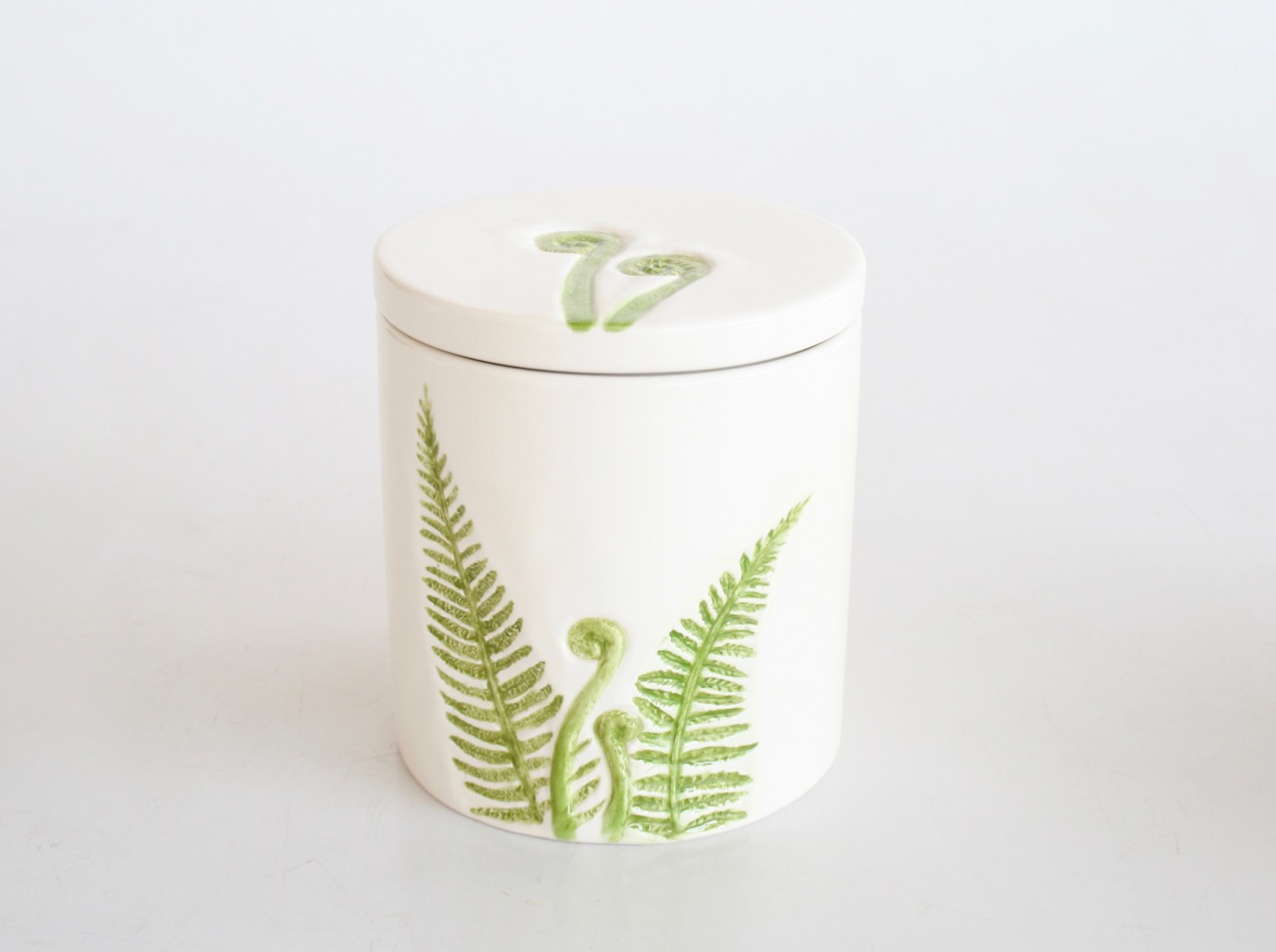 Fern Jar With Lid Medium