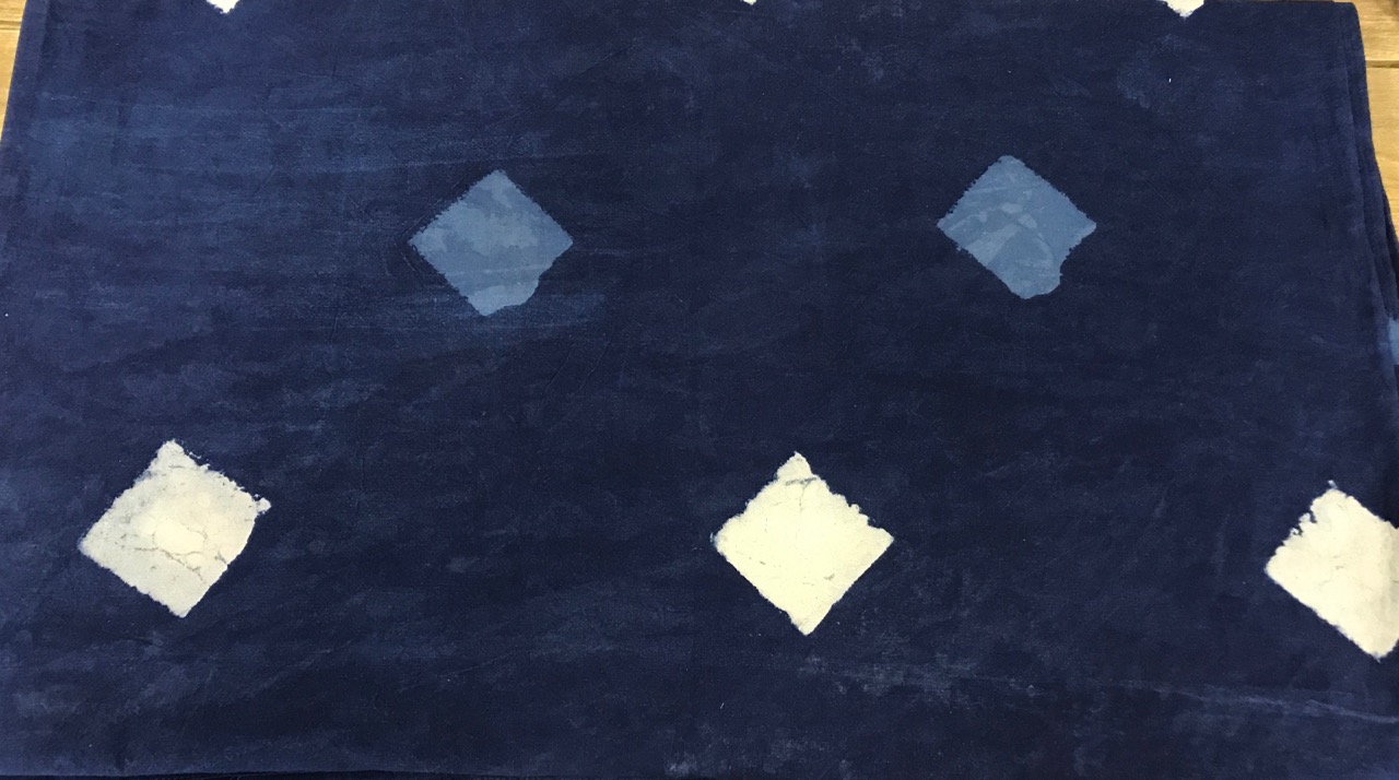 Navy & White Diamond Table Cloths