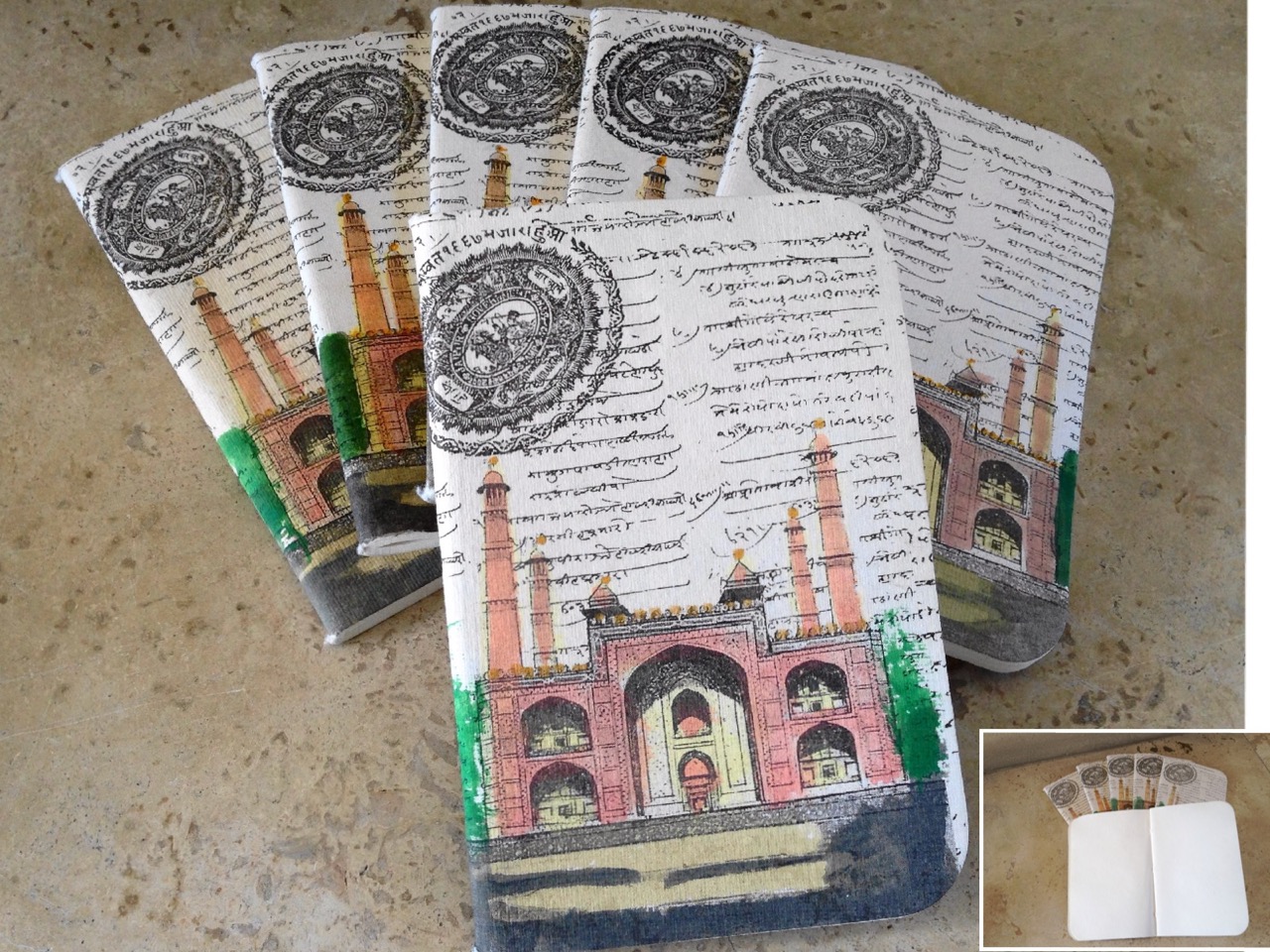 6 PALACE NOTEBOOKS BOXED 15X10