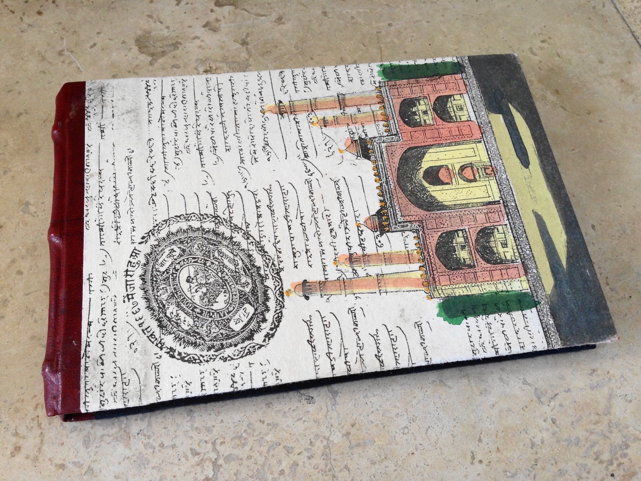 Old Map Visitors Book