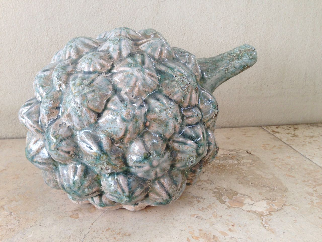 Large Grey Seedpod Ornament