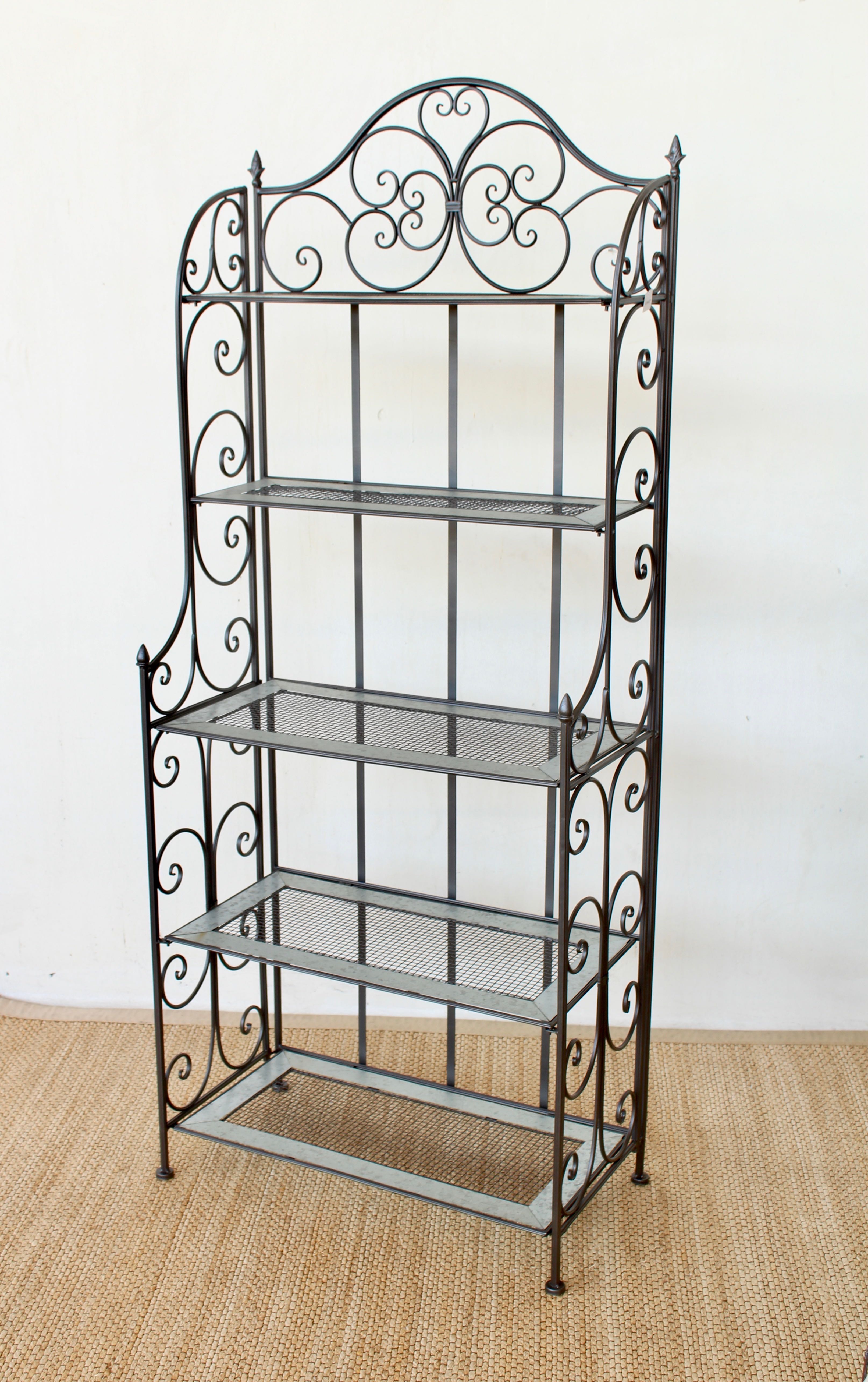 5 Tier Bakers Shelf With Mesh Shelves