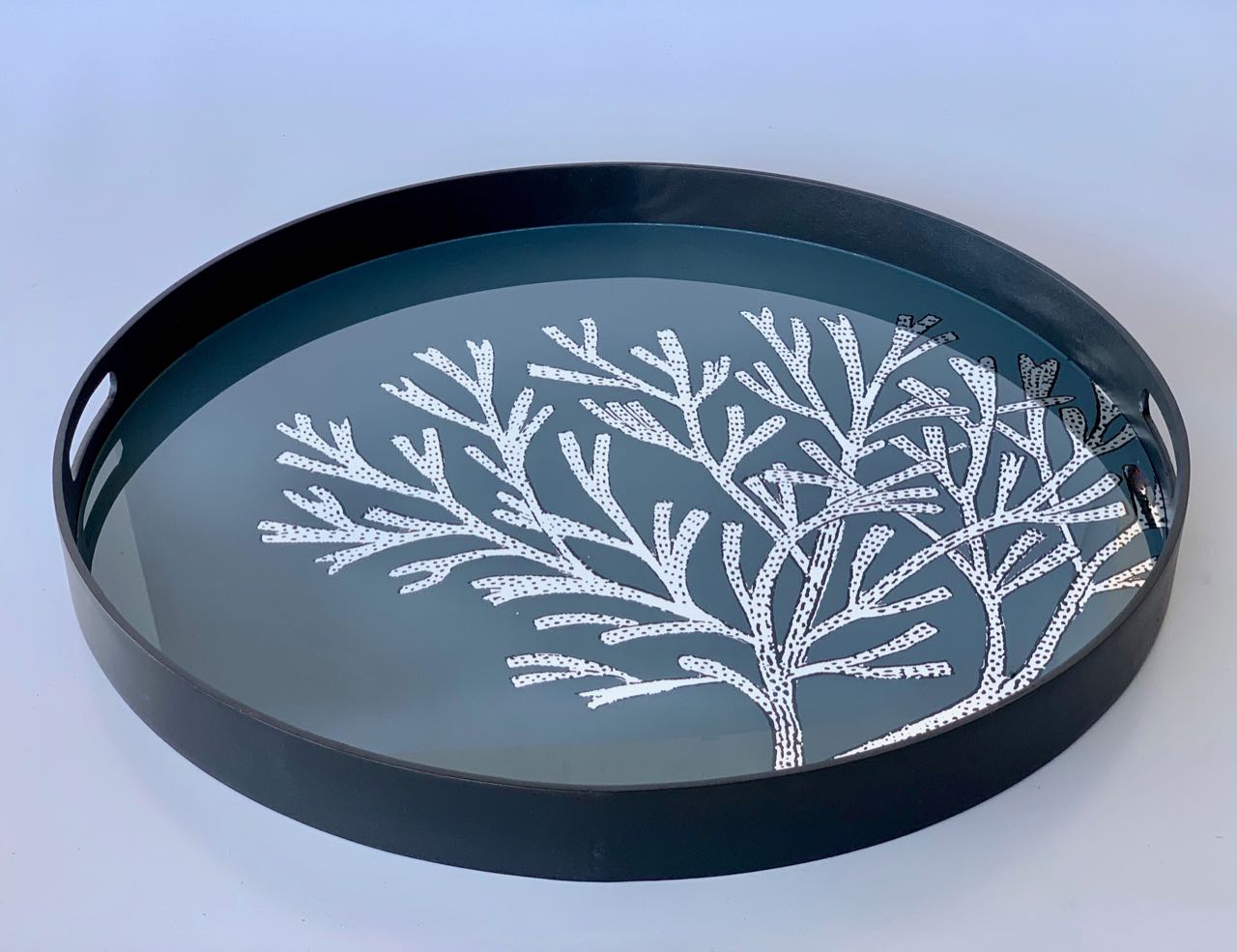 Large Blue & Black Twig Tray