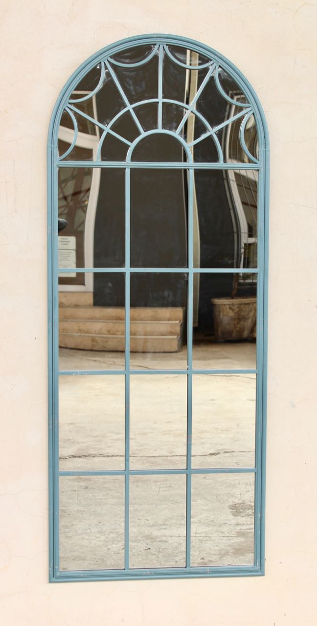 BLUE/GREY METAL MIRROR 182X74