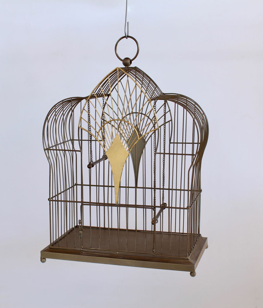 ART DECO BIRD CAGE  50X40X20CM