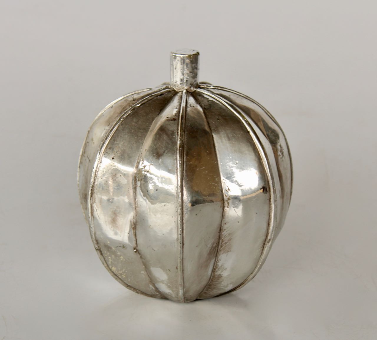 Silver Ceramic Seed Pod
