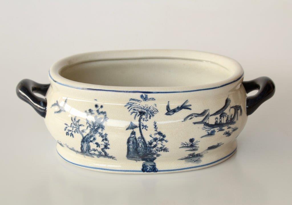 Small Blue Chinese Footbath