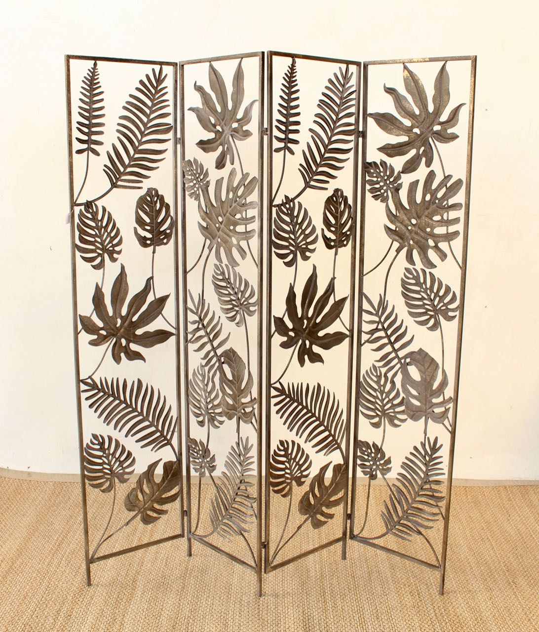 4 Division Palm Leaf Folding Screen
