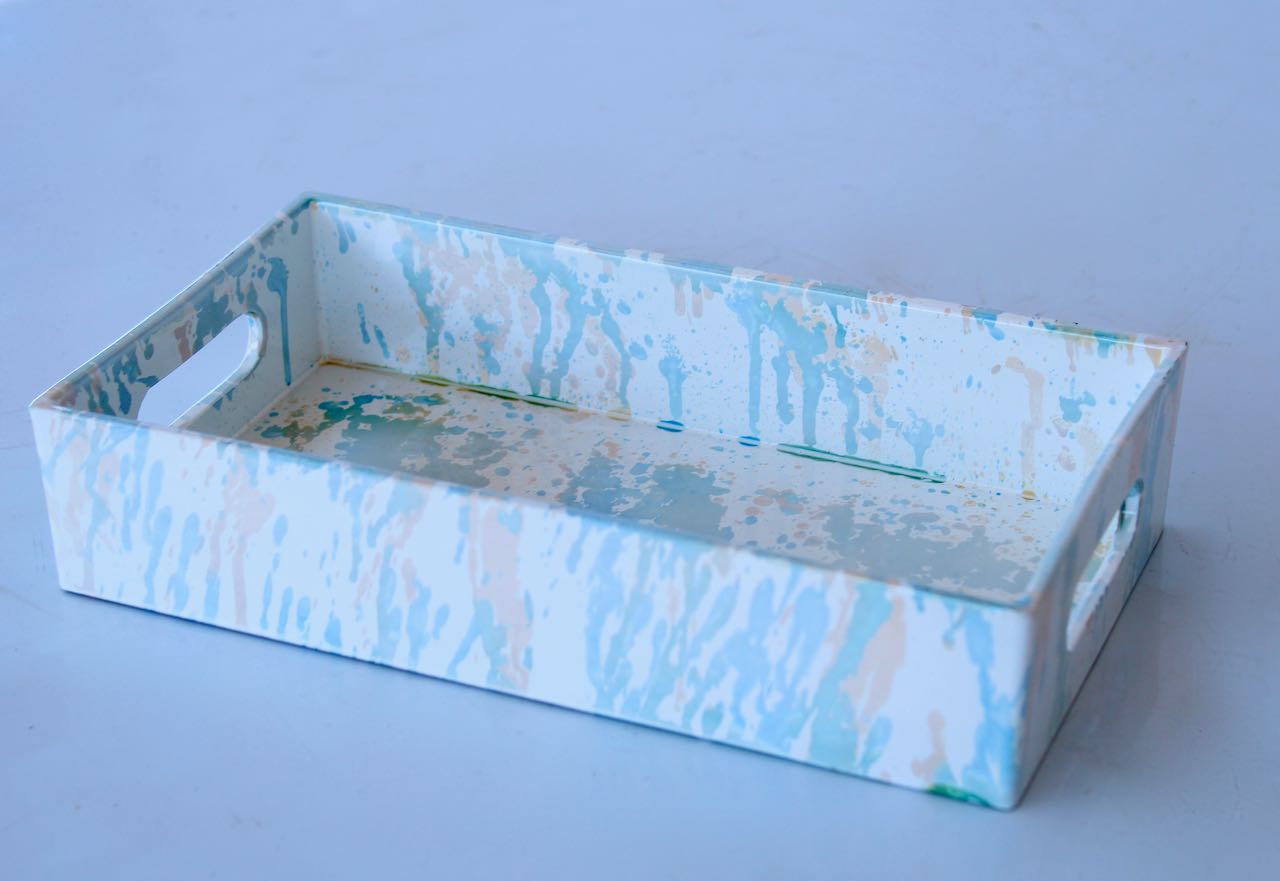 Blue Splash Tray