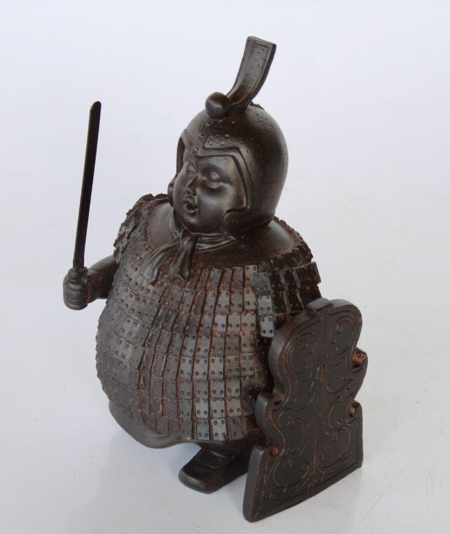 Pair Of Chinese Soldier Bookends