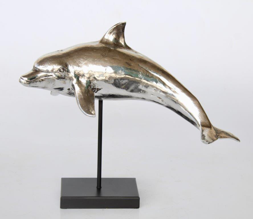 Silver Dolphin On Stand