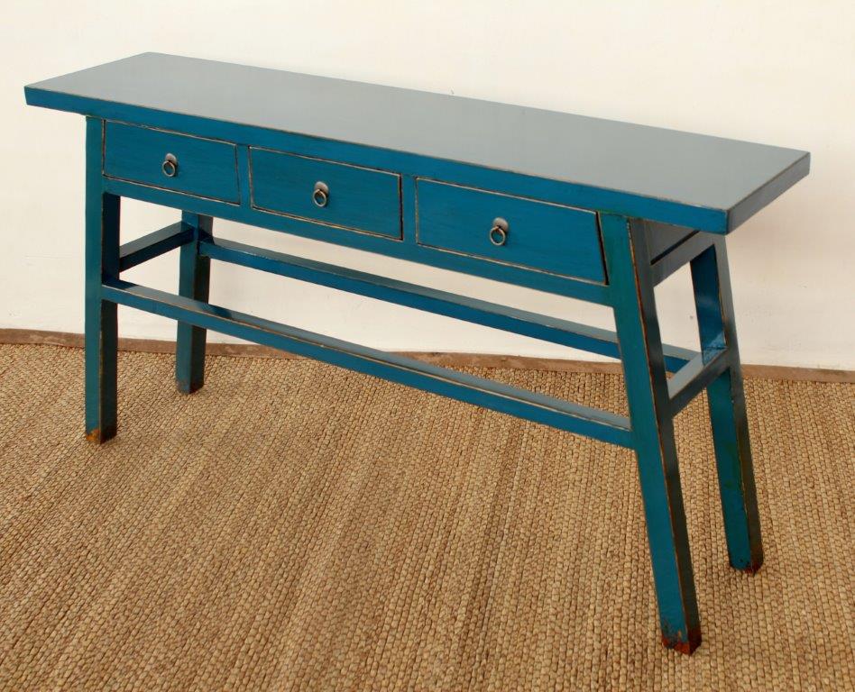 Blue 3 Drawer Server