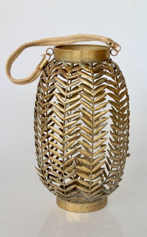 Metal Fern Candle Holder
