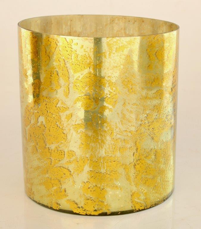 Extra Large Acid Yellow Glass Vase