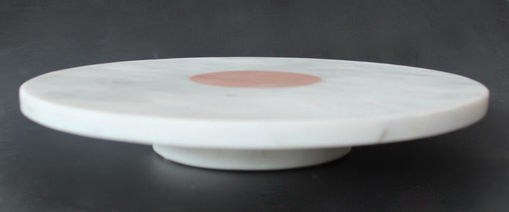 White Marble Lazy Susan