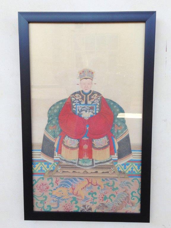 Chinese Ancestor Man Print Frame