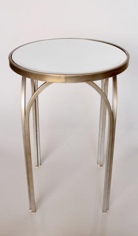 Round Silver Table