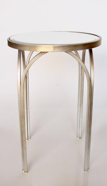 Round Silver Table