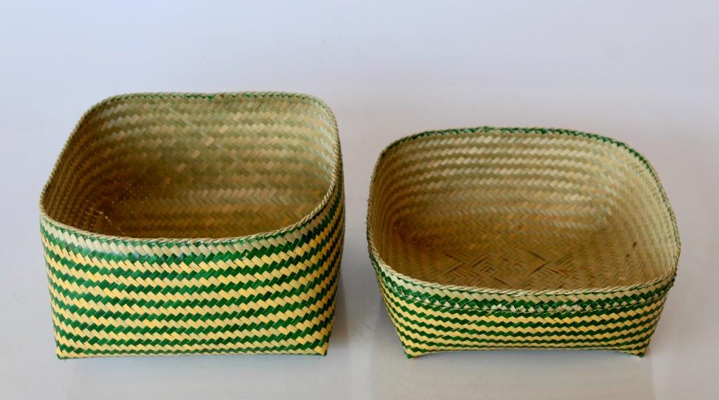 Dark Green Balinese Offering Box