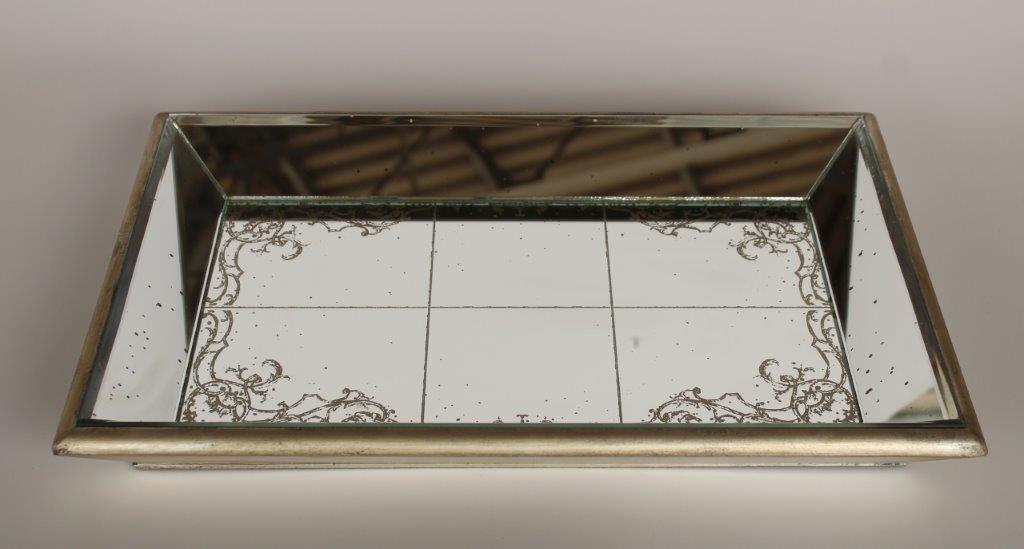 Mirrored Tray Hanging