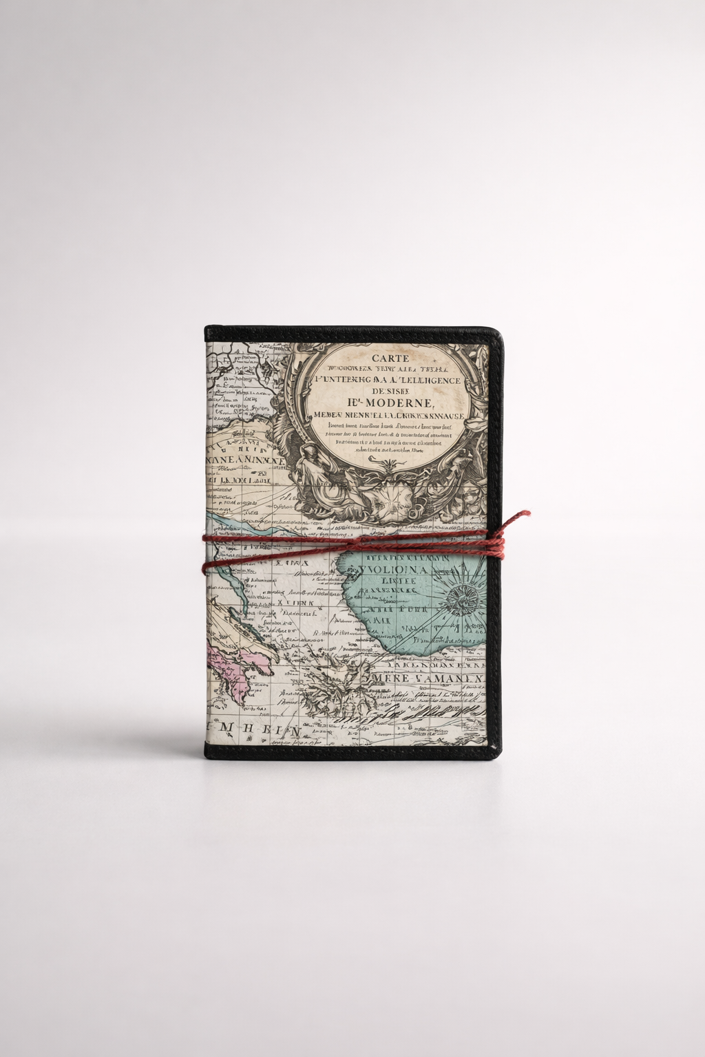 Map Journal Leather Binding