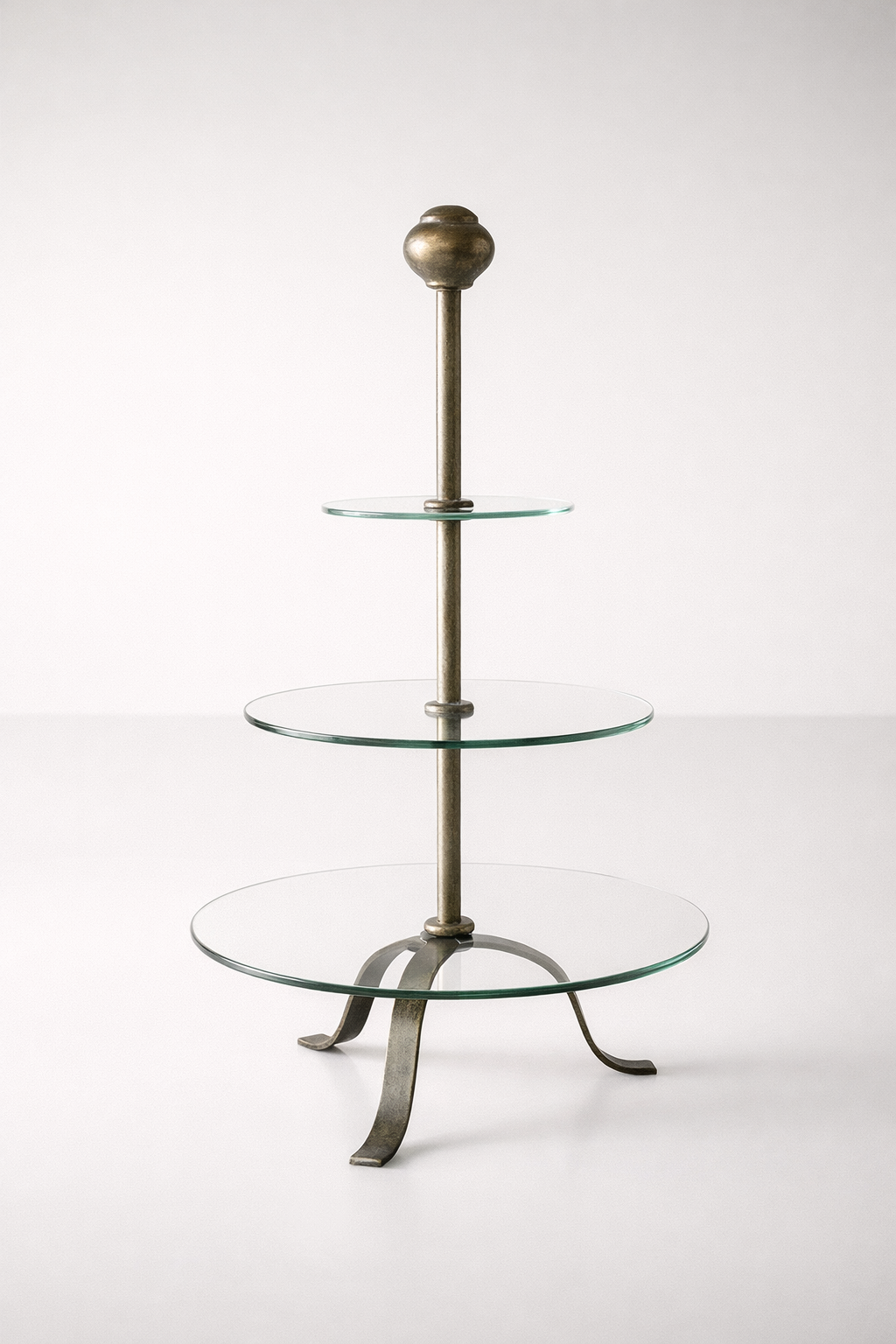 3 Tier Glass Cake Stand