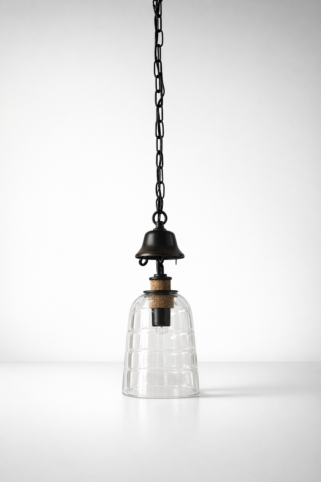 Med. Glass Hanging Electric Shade