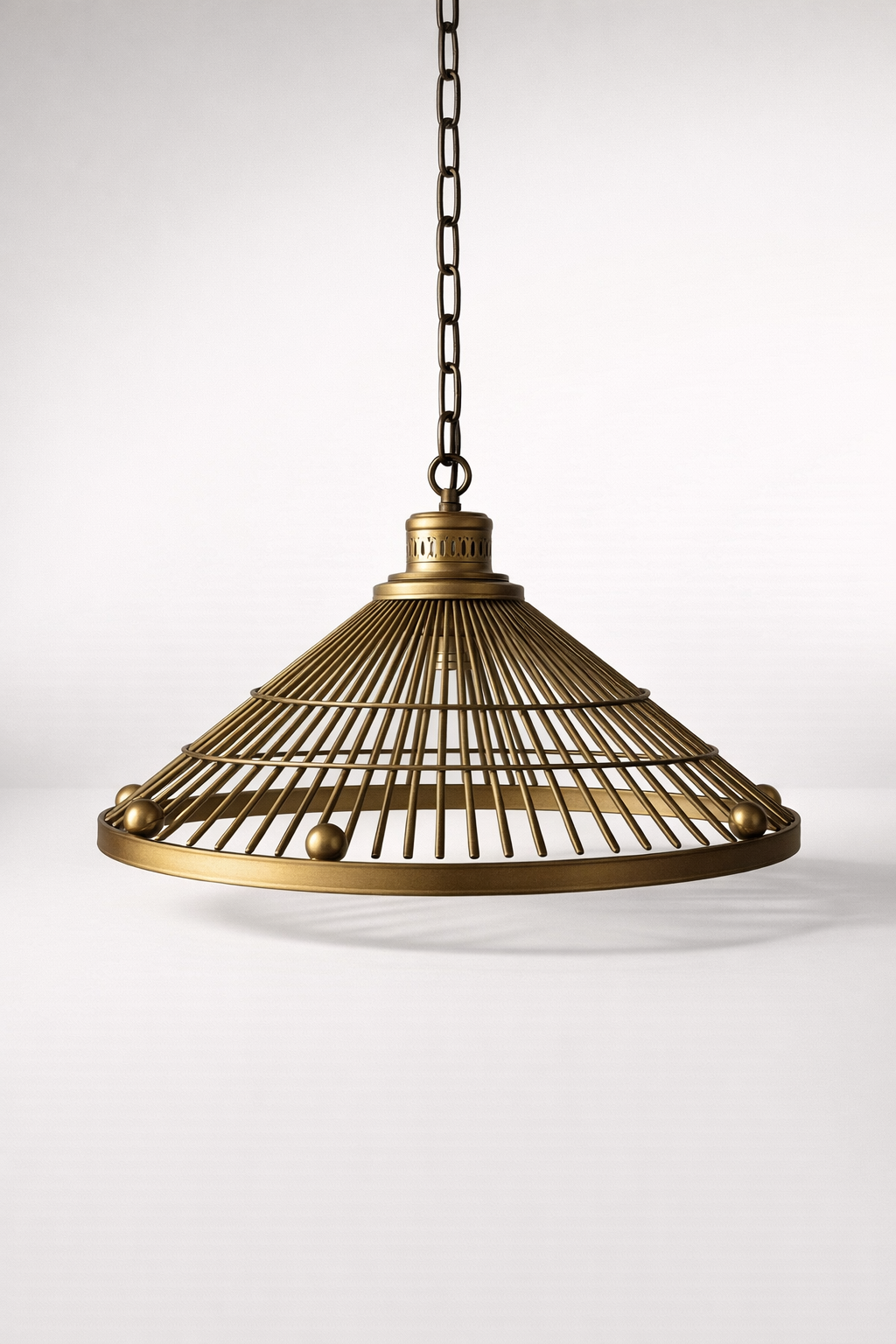 Metal Spike Dome Hanging Electric Light