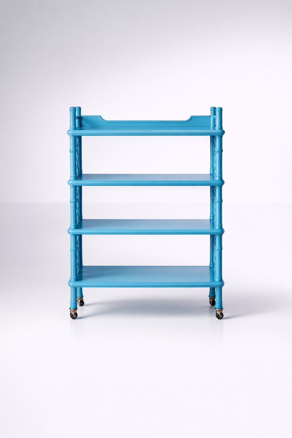 4 Tier Chinese Book Shelf On Wheels