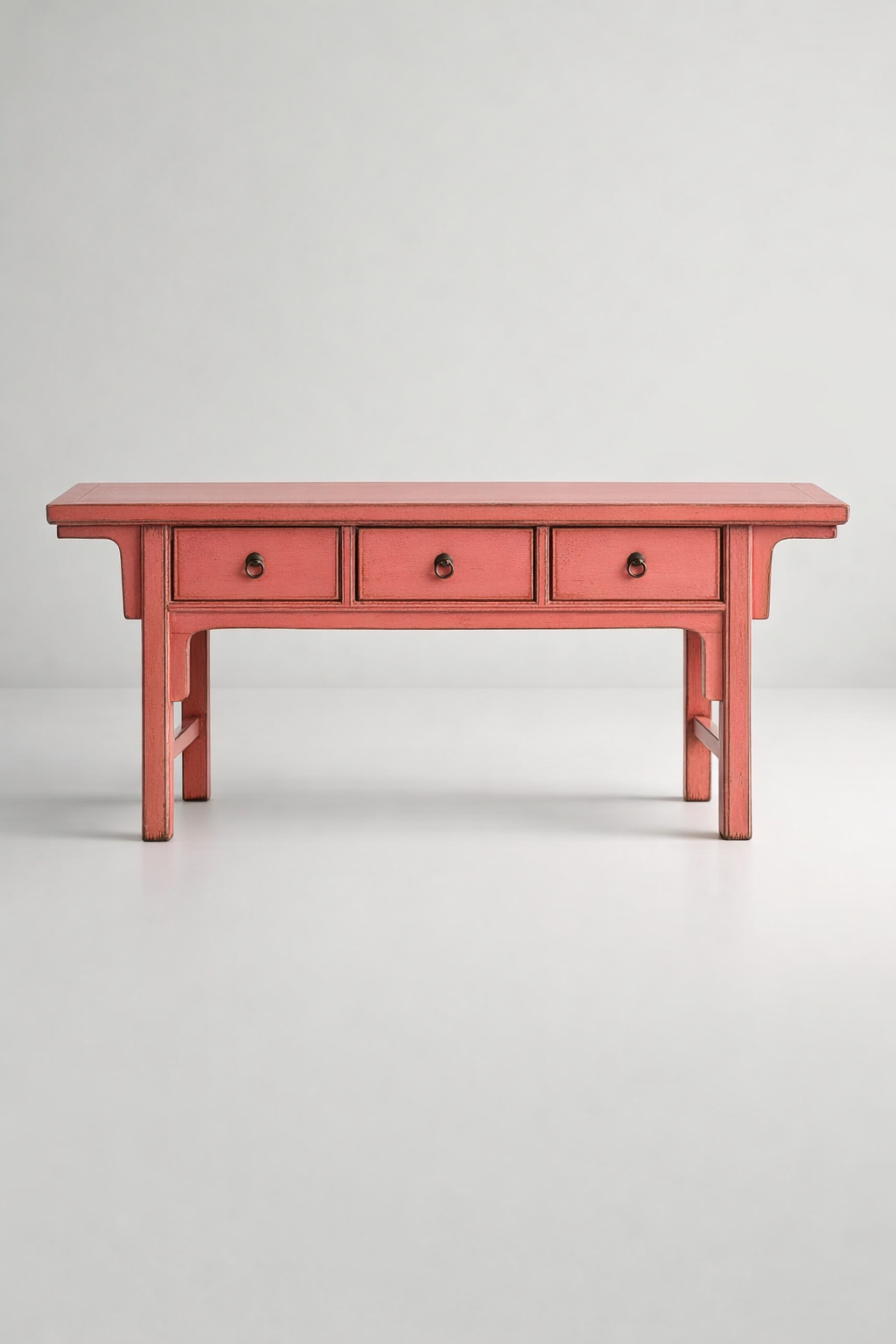 Pink 3 Drawer Side Table