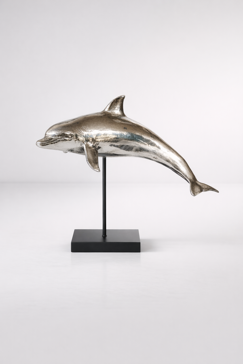Silver Dolphin On Stand