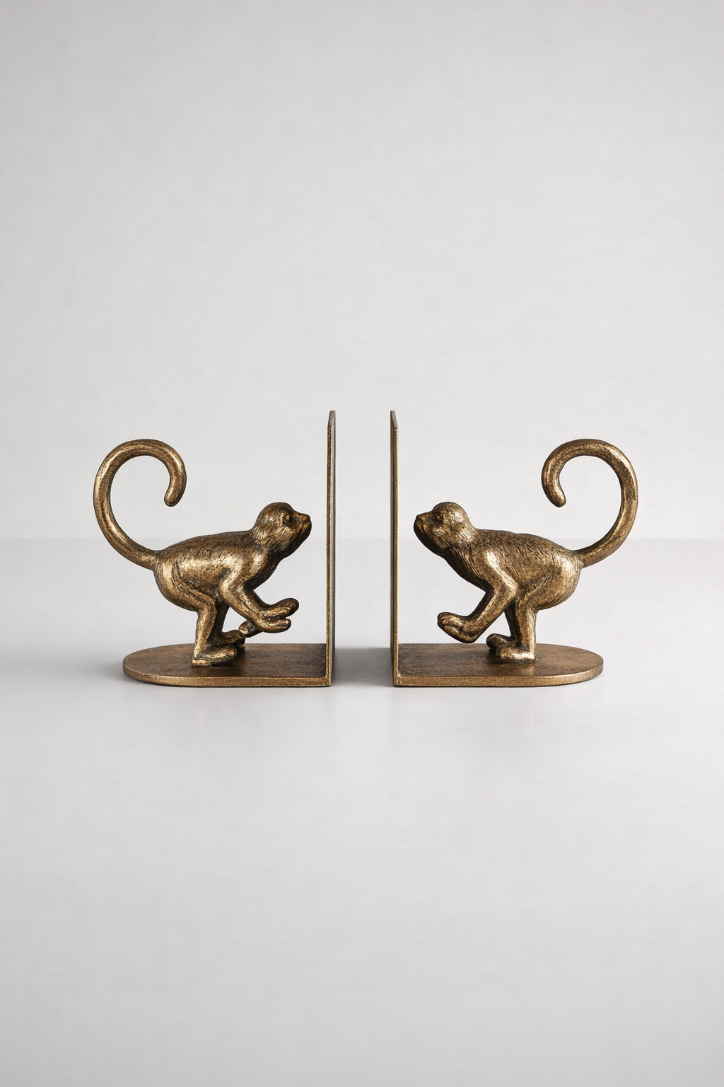 Gold Monkey Bookends